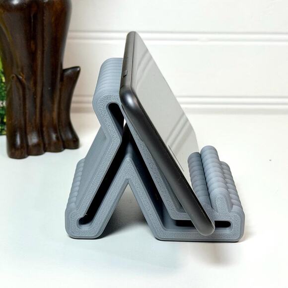 Hand Crafted Other - Flow Phone Stand, Smartphone Holder, Desk & Beside Stand,Tech Accessory,Homeware